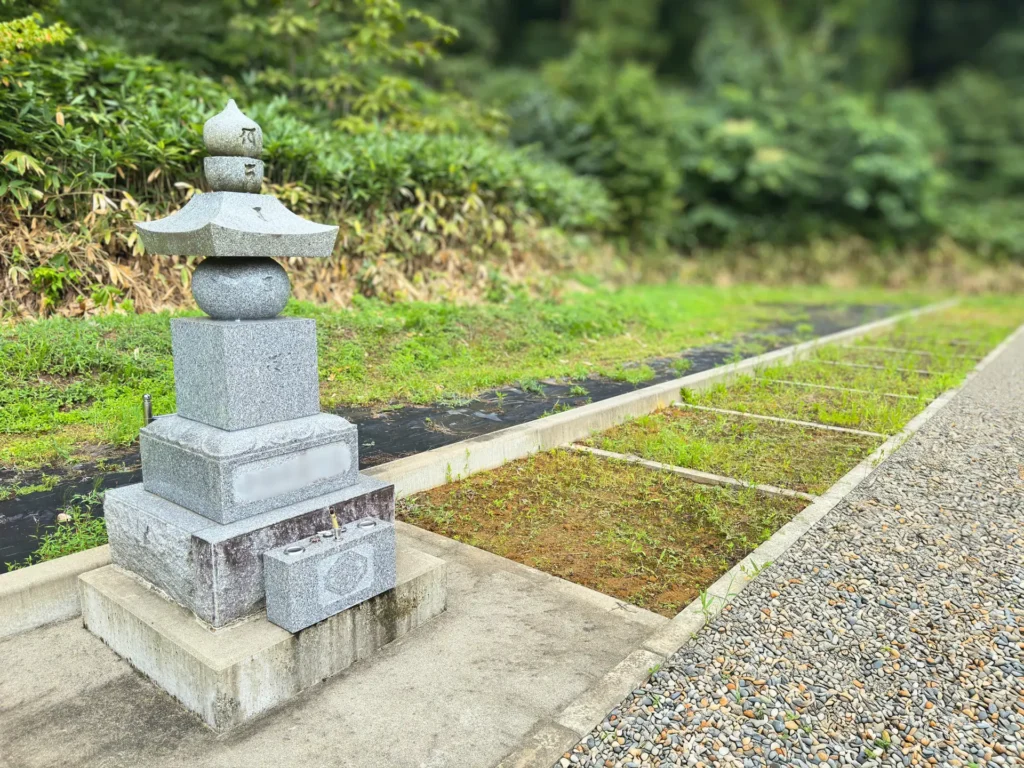 墓地の区画